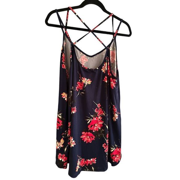 Papermoon Women's Basima Back Sleeveless Floral Tank Top Size 3X Multicolor NWT - Picture 5 of 8